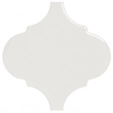 Alhambra White Gloss 12cm x 12cm Wall Tile