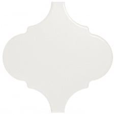 Alhambra White Matt 12cm x 12cm Wall Tile