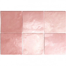 Artisan Rose Mallow 13.2cm x 13.2cm Wall Tile