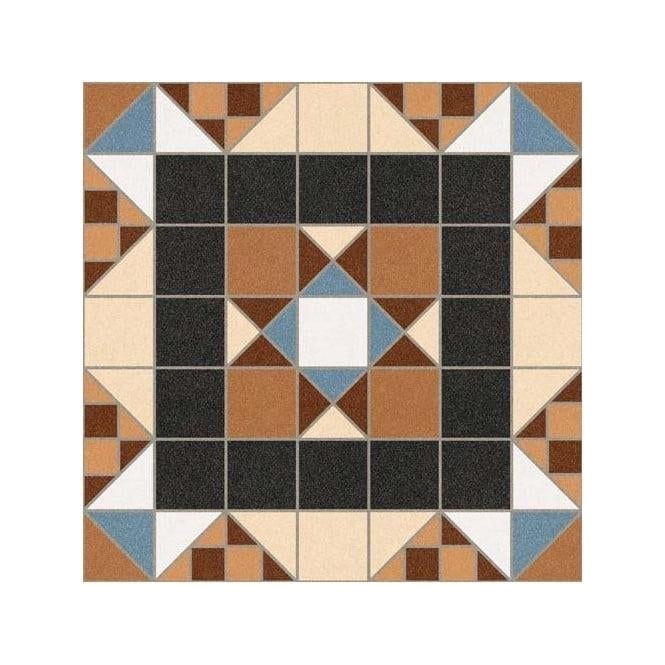 Barnet Marron Halton 31.6cm x 31.6cm Tile
