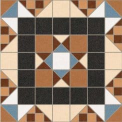 Barnet Marron Halton 31.6cm x 31.6cm Tile