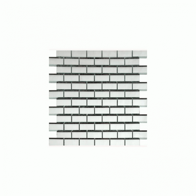 Bevel Mirror (2.5cm x 5cm) 30cm x 30cm Mosaic Tile