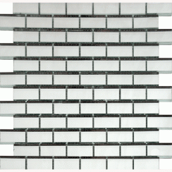Bevel Mirror (2.5cm x 5cm) 30cm x 30cm Mosaic Tile