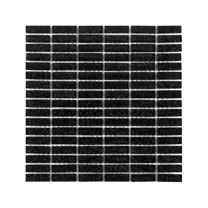 Black Laser Glitter 30cm x 30cm 
