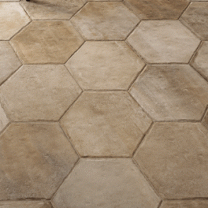 Native Esagona Hexagon Fire 35cm x 40cm Wall & Floor Tile