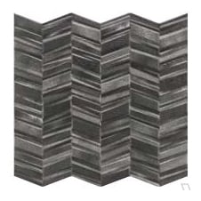 Chevron Black Decor Tile