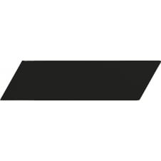 Chevron Black Left 18.6 x 5.2cm Wall Tile PER BOX