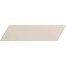Chevron Cream Left 18.6 x 5.2cm Wall Tile PER BOX