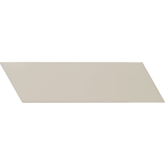 Chevron Greige Right 18.6 x 5.2cm Wall Tile PER BOX