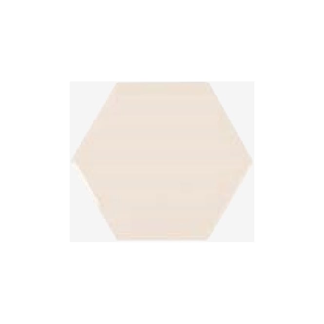Chevron Hexagon Cream 12.4cm x 10.7cm Wall Tile PER BOX