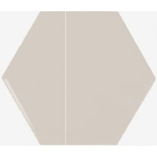 Chevron Hexagon Greige 12.4cm x 10.7cm Wall Tile PER BOX