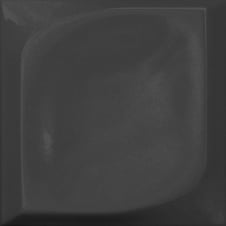 Dot Black 12.6cm x 12.6cm Wall Tile