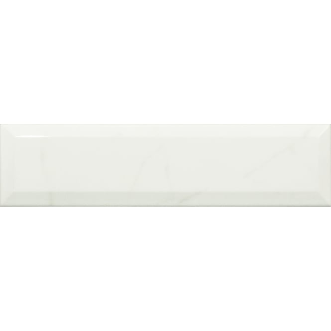 Equipe Metro Carrara Gloss 7.5cm x 30cm Wall Tile