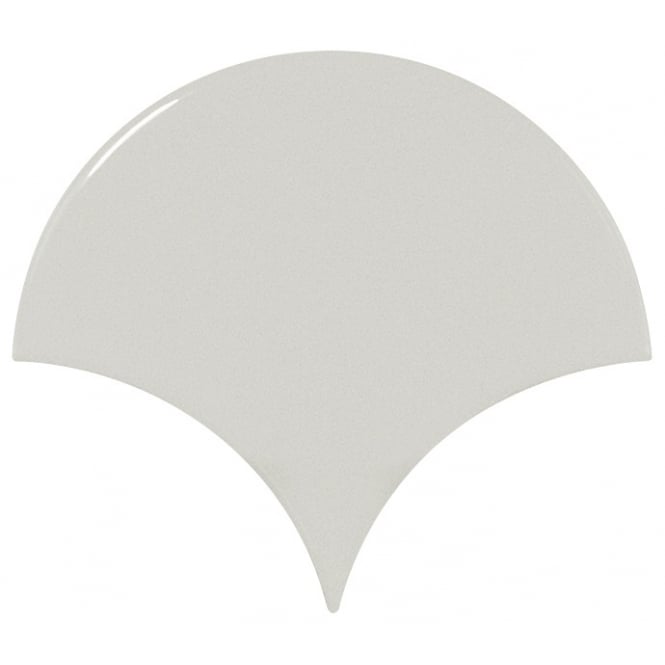 Fan Mint Gloss 10.6cm x 12cm Wall Tile