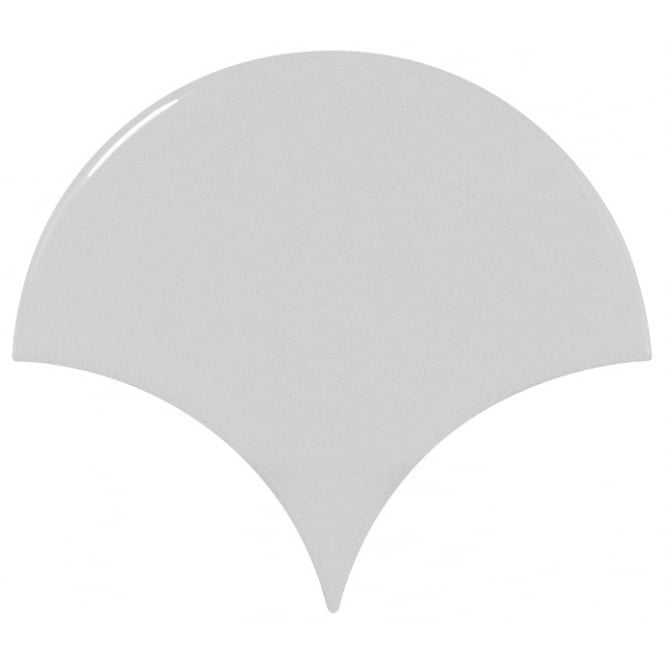 Fan Sky Blue Gloss 10.6cm x 12cm Wall Tile
