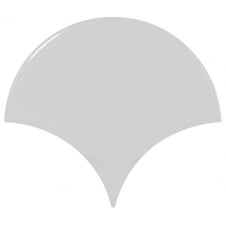 Fan Sky Blue Gloss 10.6cm x 12cm Wall Tile