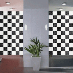 Geo Black 20cm x 20cm Wall Tile