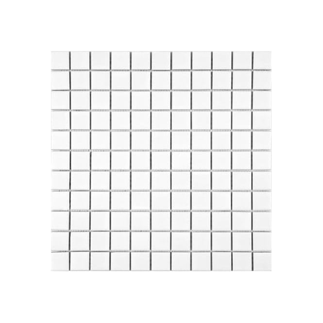 Gloss White Small Square 30cm x 30cm Toto Mosaic