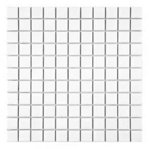Gloss White Small Square 30cm x 30cm Toto Mosaic