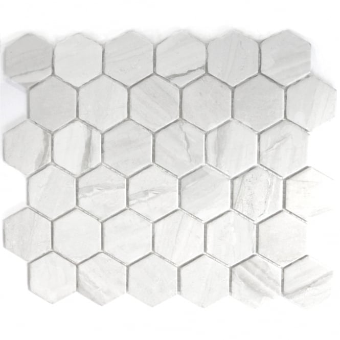 Hexagon Staturio Matt 32.5cm x 28.1cm Mosaic Tile