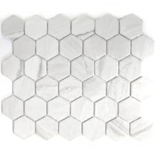 Hexagon Staturio Matt 32.5cm x 28.1cm Mosaic Tile