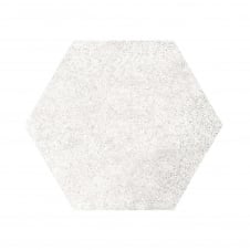 Hexatile Cement White 17.5cm x 20cm Wall & Floor Tile