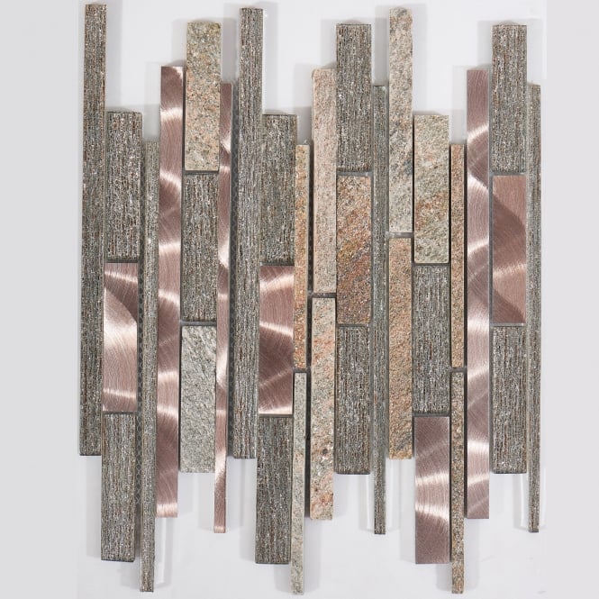 Himalaya Warm 30cm x 30cm Mosaic Tile