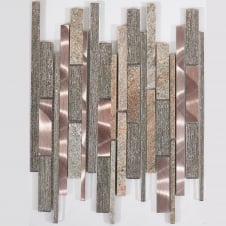 Himalaya Warm 30cm x 30cm Mosaic Tile