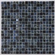 Ice Nero 1.5cm x 1.5cm Mosaic