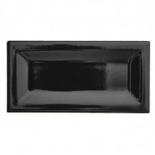 InMetro Black Gloss 7.5cm x 15cm Wall Tile