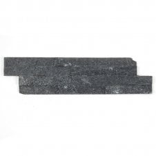 Ledgestone Black Quartzite 10cm x 40cm Wall Tile