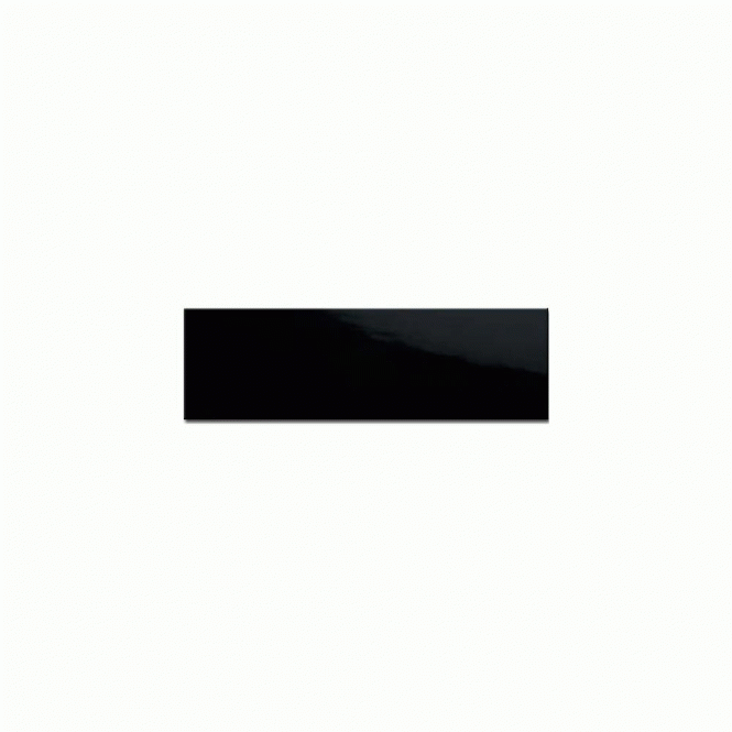 Ribesalbes Ceramica Linear Gloss Black 10cm x 30cm
