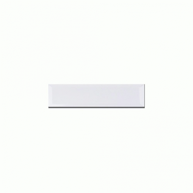 Manhattan White 7.5cm x 30cm Wall Tile 