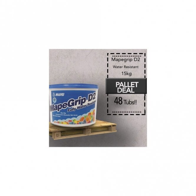 Mapei Mapegrip D2 15kg Pallet Deal - 48 Tubs