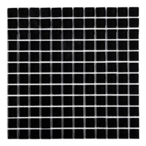 Matt Black Small Square 30cm x 30cm Toto Mosaic