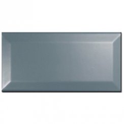 Metro Brick Gloss Blue Mist 10cm x 20cm Wall Tile