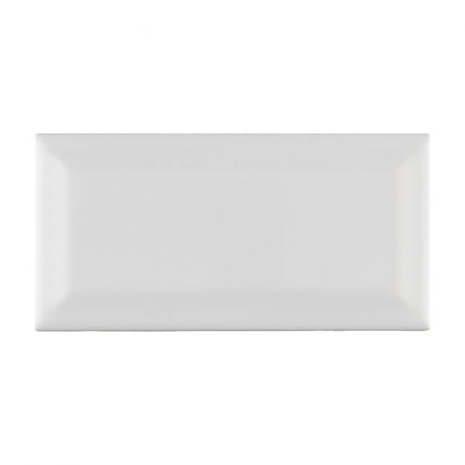 Metro Brick Gloss Cloud Grey 10cm x 20cm Wall Tile