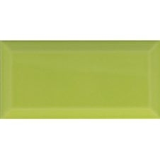 Metro Brick Gloss Lime 10cm x 20cm Wall Tile