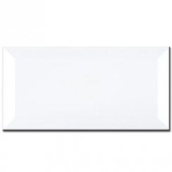 Metro Brick Gloss White 10cm x 20cm Wall Tile