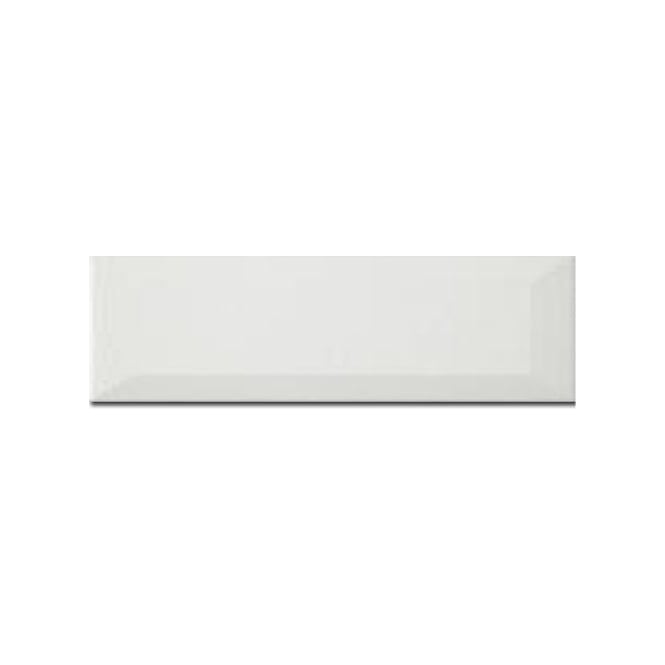 Metro Brick Gloss White 10cm x 30cm Wall Tile