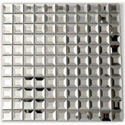 Mirror Square Bevel 2.5cm x 2.5cm Mosaic Tile