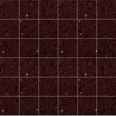 Mocha Brown Gulfstone Quartz Mosaic (4.8cm x 4.8cm) 30cm x 30cm Wall Tile