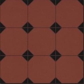 Octagon Terracotta Internal Tile 31.6cm x 31.6cm