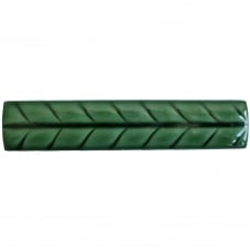 Original Leaf Victoria Green 3.2cm x 15cm Wall Tile
