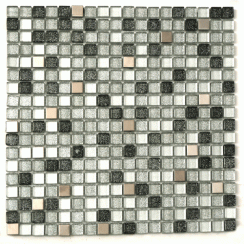 Pleyades (1.5cm x 1.5cm) 30cm x 30cm Glass Mosaic