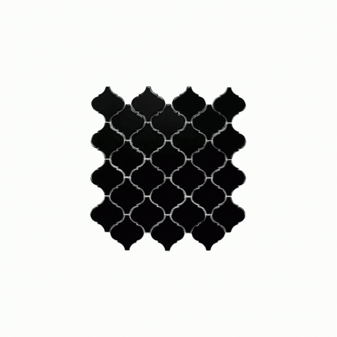 Provenzale Black Matt Mosaic 30cm x 30cm Mosaic Tile