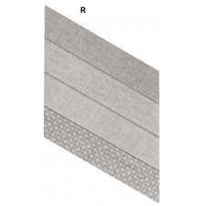 Diamond Fabric Chevron Grey Right