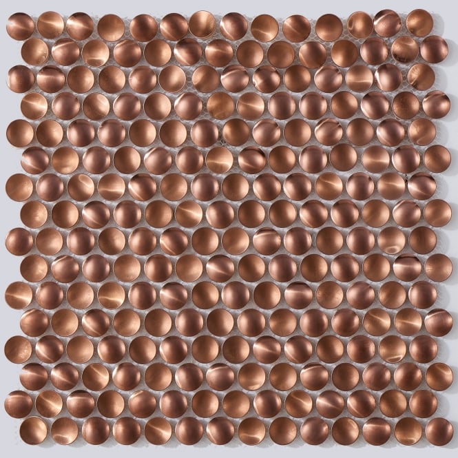 Retro Copper 29.2cm x 29.2cm Mosaic Tile