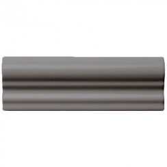 Retro Metro Charcoal Border (5cm x 15cm) Wall Tile