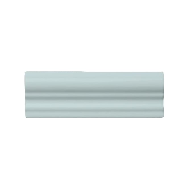 Retro Metro Cloud Blue Border (5cm x 15cm) Wall Tile
